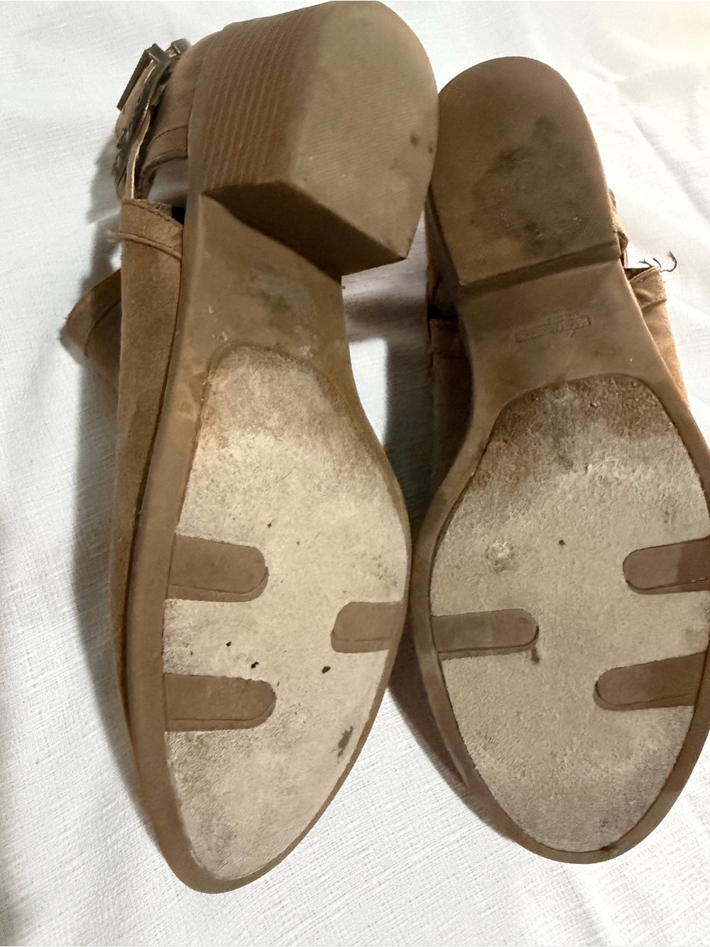 Suede Slip-On Ankle Booties in Chestnut Brown - Picture 8 of 8